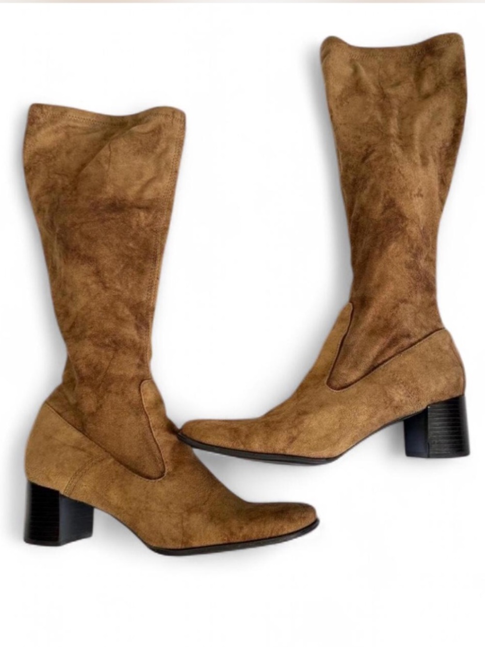 vintage Franco Sarto mid-calf suede boots